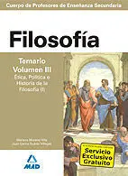 Filosofía Temario V. 3 Cuerpo de Profesores de Enseñanza Secundaria