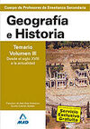 GEOGRAFÍA E HISTORIA TEMARIO VOLUMEN III
