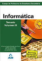 Informática Temario V. 3 Cuerpo de Profesores de Enseñanza Secundaria