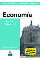 Economía Temario V. 3 Cuerpo de Profesores de Enseñanza Secundaria