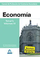 Economía Temario V. 4 Cuerpo de Profesores de Enseñanza Secundaria
