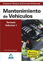 Mantenimiento de Vehículos Temario V. 1 Profesores Técnicos de Formación Profesional