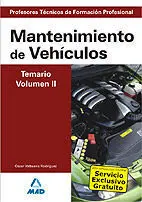 Mantenimiento de Vehículos Temario V. 2 Profesores Técnicos de Formación Profesional