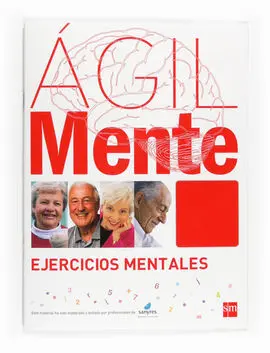 Ágil. Mente. Cuaderno Ejercicios Mentales. Rojo