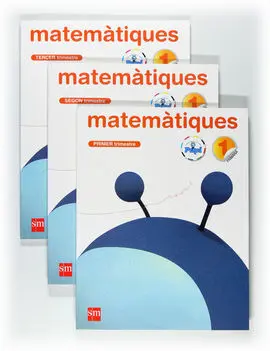 Connecta Amb Pupi - Matematiques - 1º Ed. Prim. - Trimestres (2011)