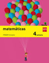 MATEMÁTICAS 4 - TRIMESTRAL - SAVIA - 4º ED. PRIM.