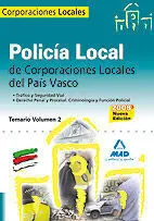 Temario Vol. ii - Policía Local de Corporaciones Locales del País Vasco - Trafixo y Seguridad Vial /
