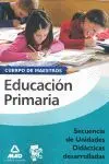 Secuencia de Unidades Didácticas Desarrolladas Cuerpo de Maestros Educación Primaria