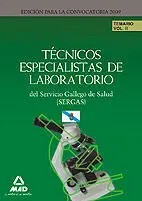 Técnico Especialistas de Laboratorio. Temario Volii. (Sergas)