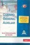 Test Cuerpo General Auxiliar de la Administracion del Estado