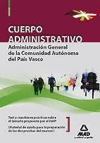 Test y Cuestiones Prácticas - Cuerpo Administrativo - Administración General de la Comunidad Autóno