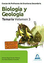 Cuerpo de Profesores de Enseñanza Secundaria. Biología y Geología. Temario. Volu