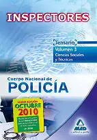 Cuerpo Nacional de Policía Inspectores Volumen 3