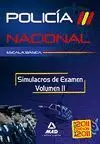 Policia Nacional Escala Basica Simulacros de Examen Vol Ii
