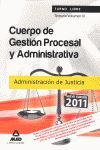TEMARIO VOL. III CUERPO DE GESTIÓN PROCESAL Y ADMINISTRATIVA