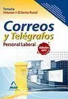 Temario, Vol. I el Sector Postal. Correos y Telégrafos