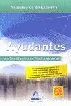 Simulacros Examen Ayudantes Instituciones Penitenciarias