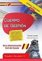 Cuerpo de Gestión de la Administración Civil del Estado. temario Vol. iii