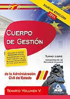 5. Temario Cuerpo Gestion Administracion Civil del Estado. 2011