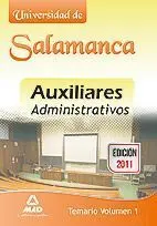 Temario 1 Auxiliares Administrativos Universidad de Salamanca