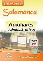 Auxiliares Administrativos, Universidad de Salamanca. Temario Ii