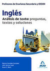 INGLES ANALISIS DE TEXTO PREGUNTAS, TEXTOS Y SOLUCIONES
