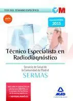 Técnico Especialista en Radiodiagnóstico del Servicio de Salud de la Comunidad de Madrid. Test del Temario Específico