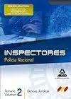 Inspectores Policia Nacional (Temario Vol. 2, Ciencias Jurídicas)