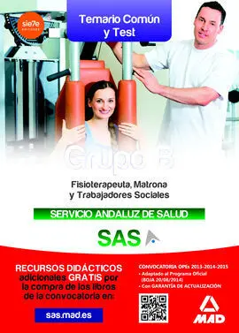 Grupo B del Servicio Andaluz de Salud. Temario Común y Test