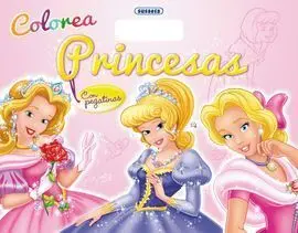 Colorea Princesas con Pegatinas