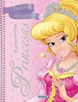 Princesas Busca y Encuentra 8 Diferencias