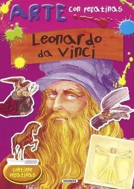 Arte con Pegatinas. Leonardo Da Vinci