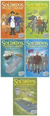 Actividades con Pegatinas Soldados (5 Tit. )