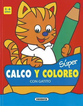 Con Gatito (Super Calco y Coloreo )