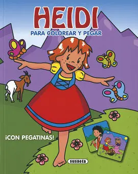 Heidi para Colorear y Pegar