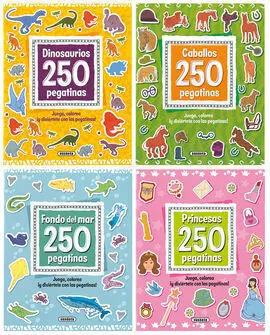 250 Pegatinas (4 Tit. )