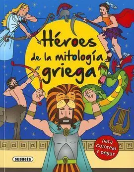 Heroes de la Mitologia Griega para Colorear y Pega