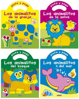 Pinta y Pega los Animalitos 4