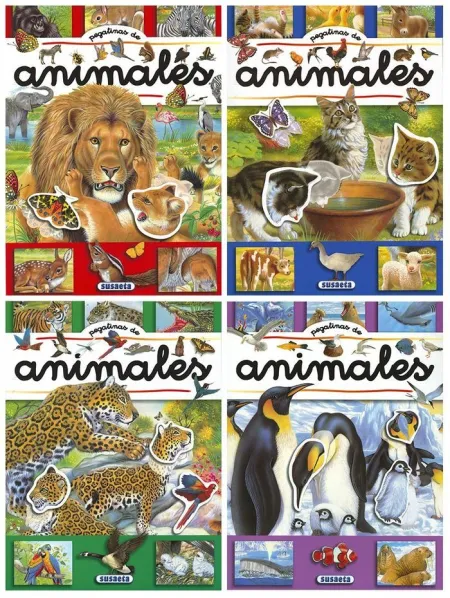 Pegatinas de Animales 4 Tit. Viene de la Ref:469