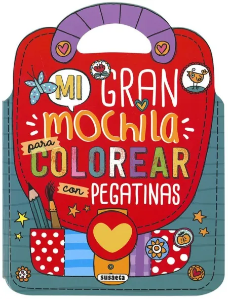 Mi Gran Mochila Colorear C/Peg
