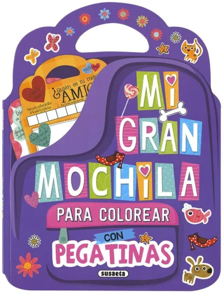 Mi Gran Mochila Colorear C/Peg