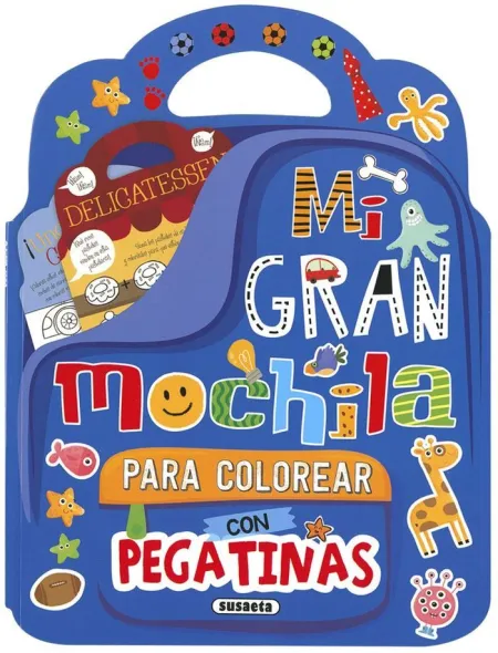 Mi Gran Mochila Colorear C/Peg