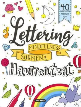 Lettering Haurrentzat. Mindfulness Sormena