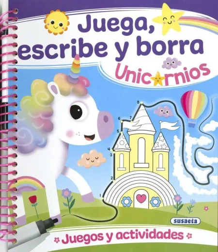 Juega Escribe y Borra: Unicornios