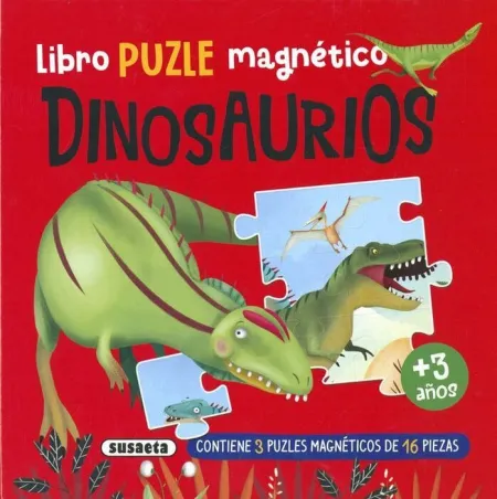 Libro Puzle Magnético. Dinosaurios