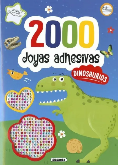 2000 Joyas Adhesivas Dinosaurios