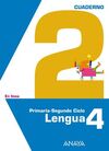 LENGUA 4. CUADERNO  2 - EN LÍNEA - 4º ED. PRIM.