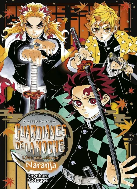 Guardianes de la Noche Libro para Colorear Naranja