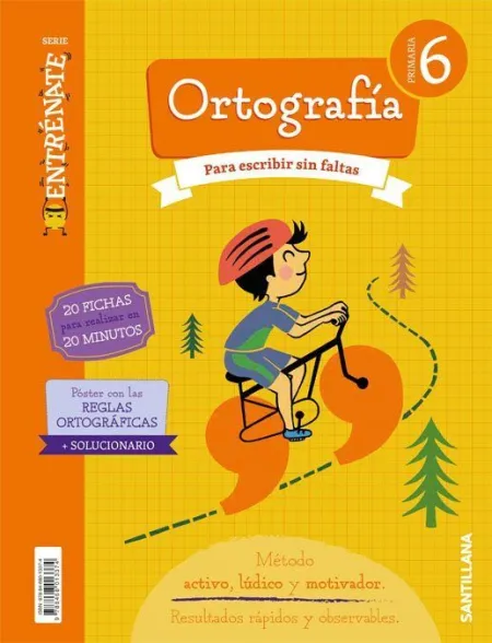 Cuaderno Ortografia Serie Entrenate 6 Primaria