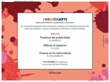 Emocionarte Educacion Plastica, Creatividad y Emociones 4 Primaria